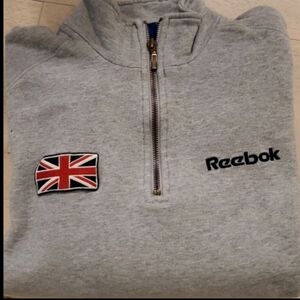 Vintage-Reebok quarter zip in excellent condition Ladies Medium/Men's Small